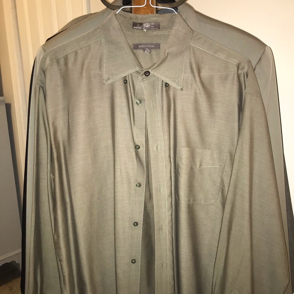 Long sleeve button up from Nordstrom.